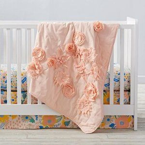 Toddler Sized Floral Rush Quilt